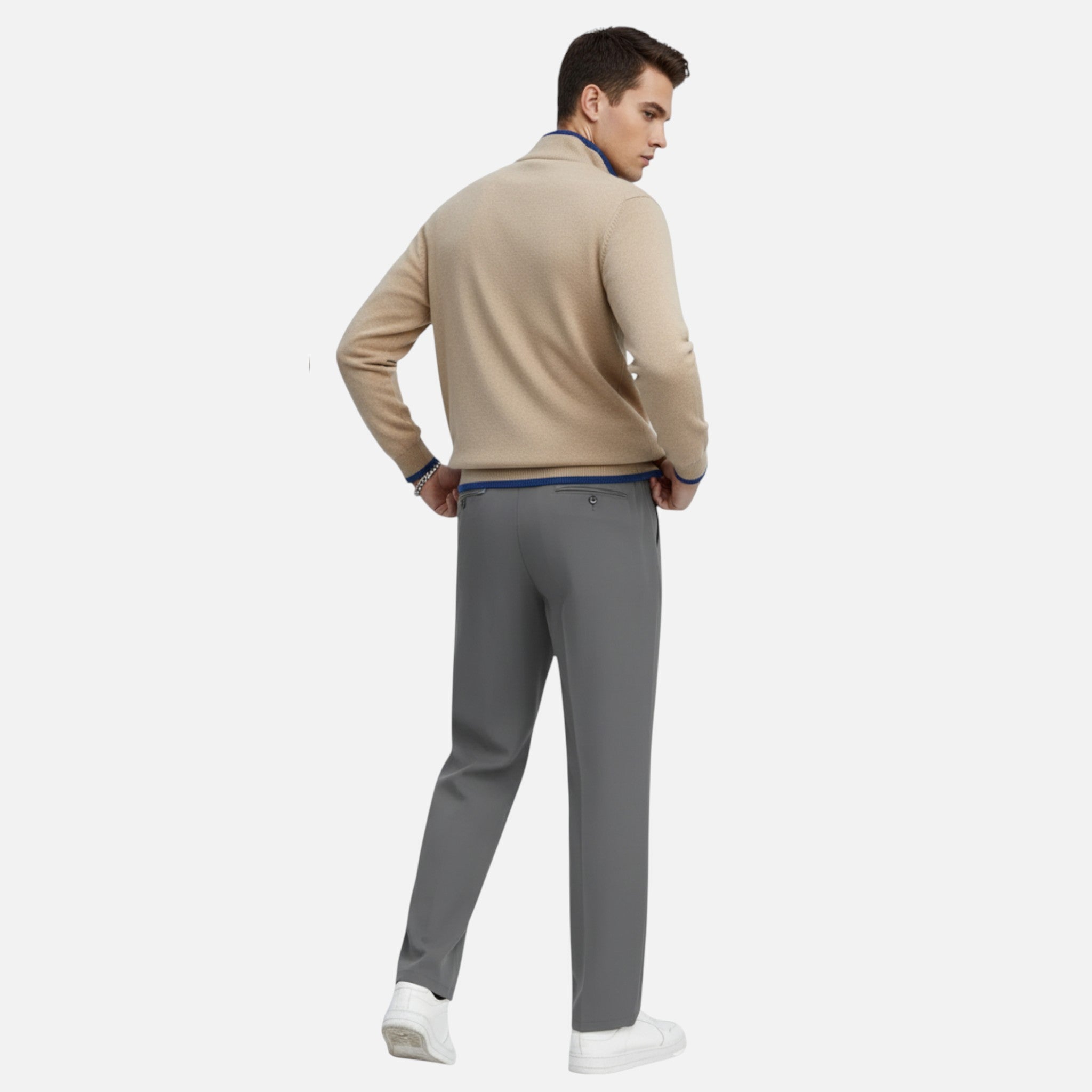 Beaumont Atelier | Men’s Vintage Loose‑Fit Dress Trousers