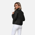 Beaumont Atelier | Women’s Quilted Coat with Lapel Elegance