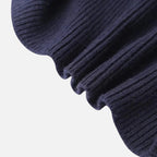 Beaumont Atelier | Women’s Navy Knit Cardigan with Denim Trim