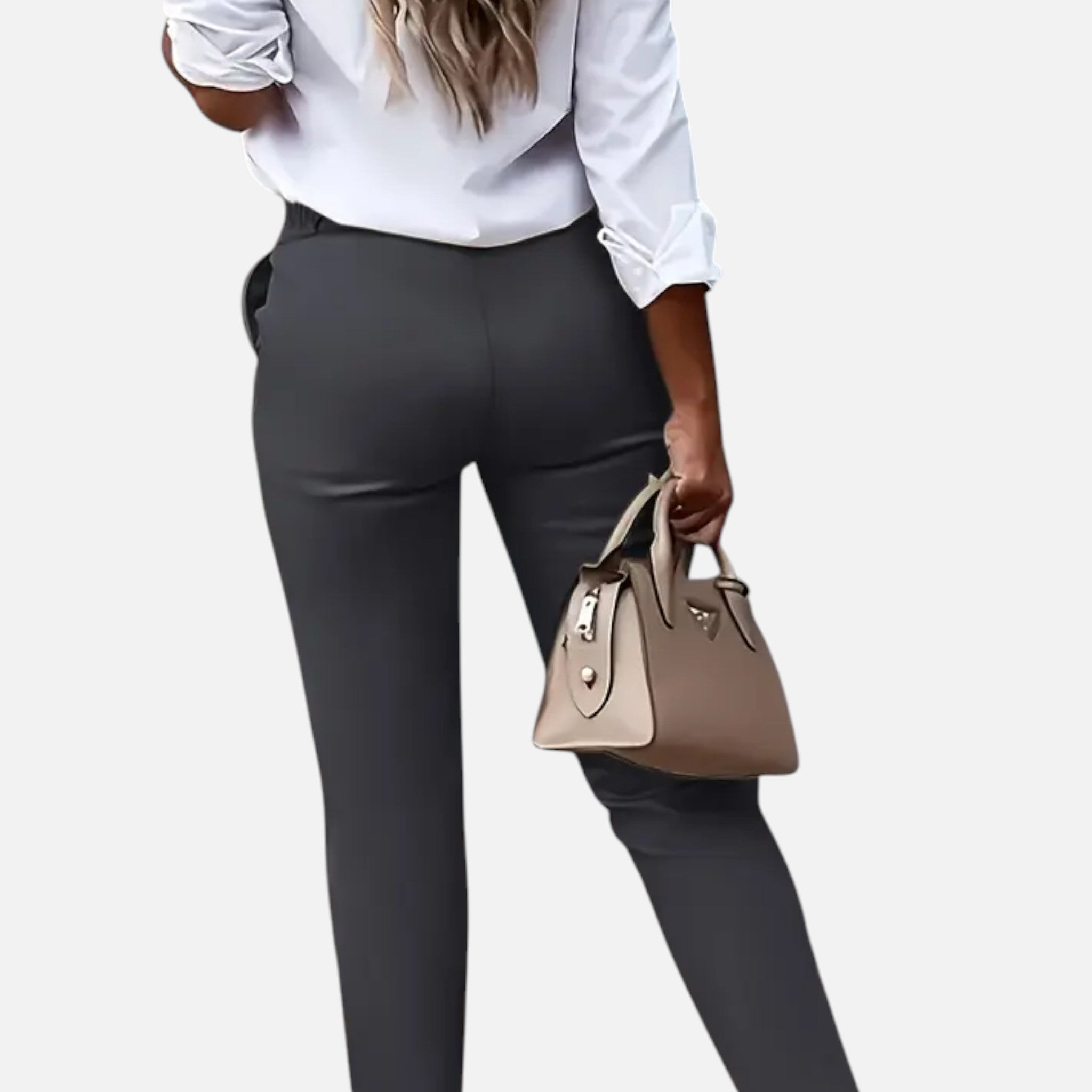 Beaumont Atelier | Women’s High‑Waisted Stretch Tailored Trousers