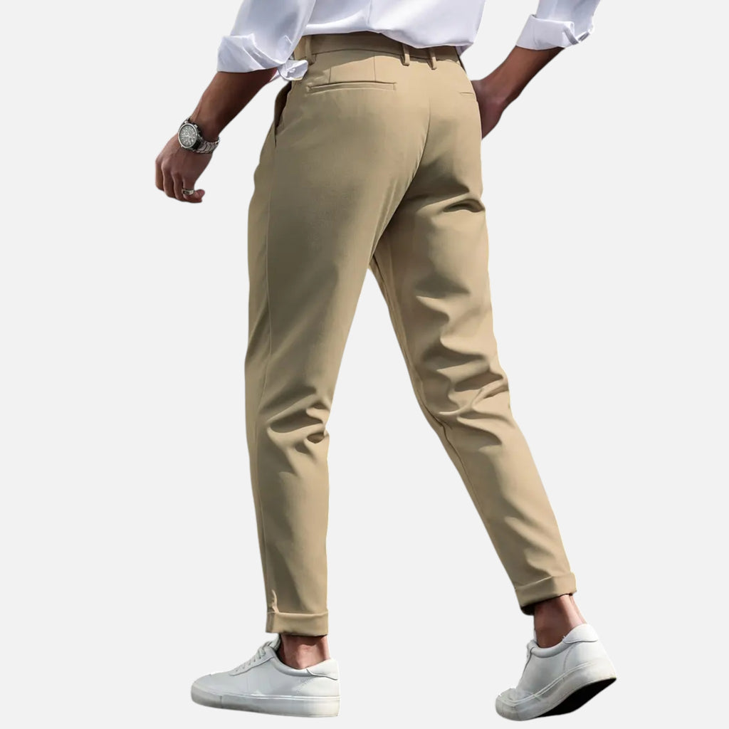 Beaumont Atelier | Men’s Slim-Fit Pleated Suit Trousers