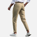 Beaumont Atelier | Men’s Slim-Fit Pleated Suit Trousers