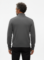 Beaumont Atelier | Men’s Zip‑Up Cashmere Sweater, Ivy League