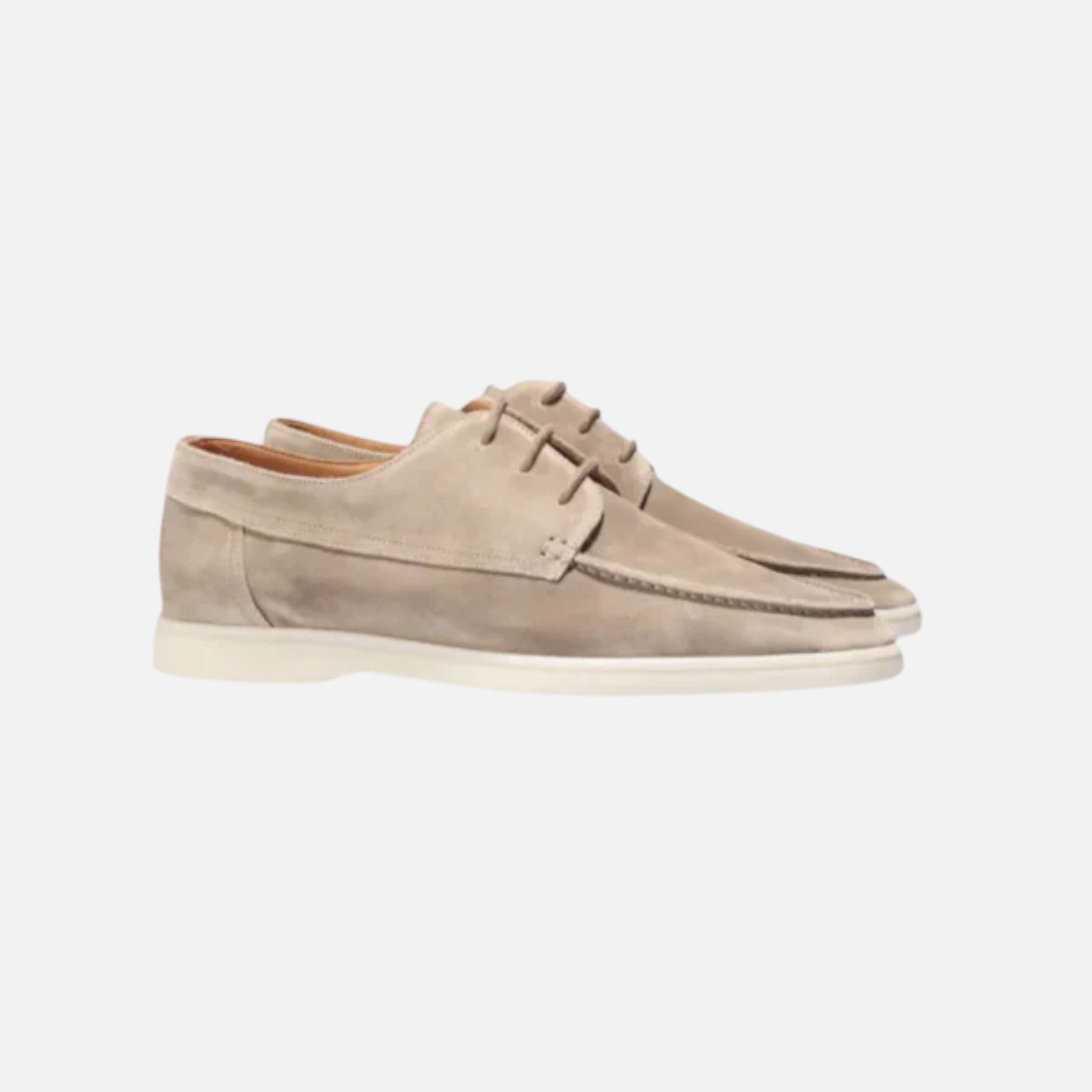 Beaumont Atelier | Men’s Suede Lace‑Up Oxford – Heritage Riviera
