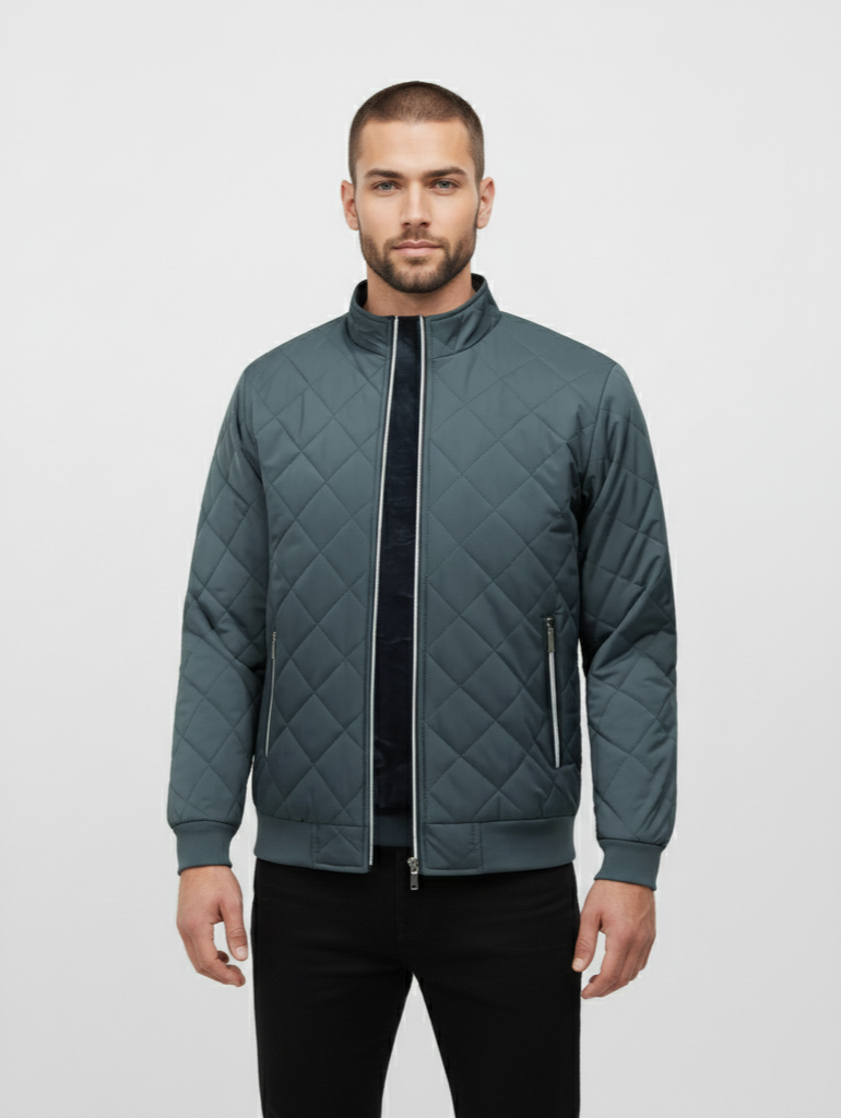 Beaumont Atelier | Men’s Premium Quilted Jacket, Classic Preppy Silhouette