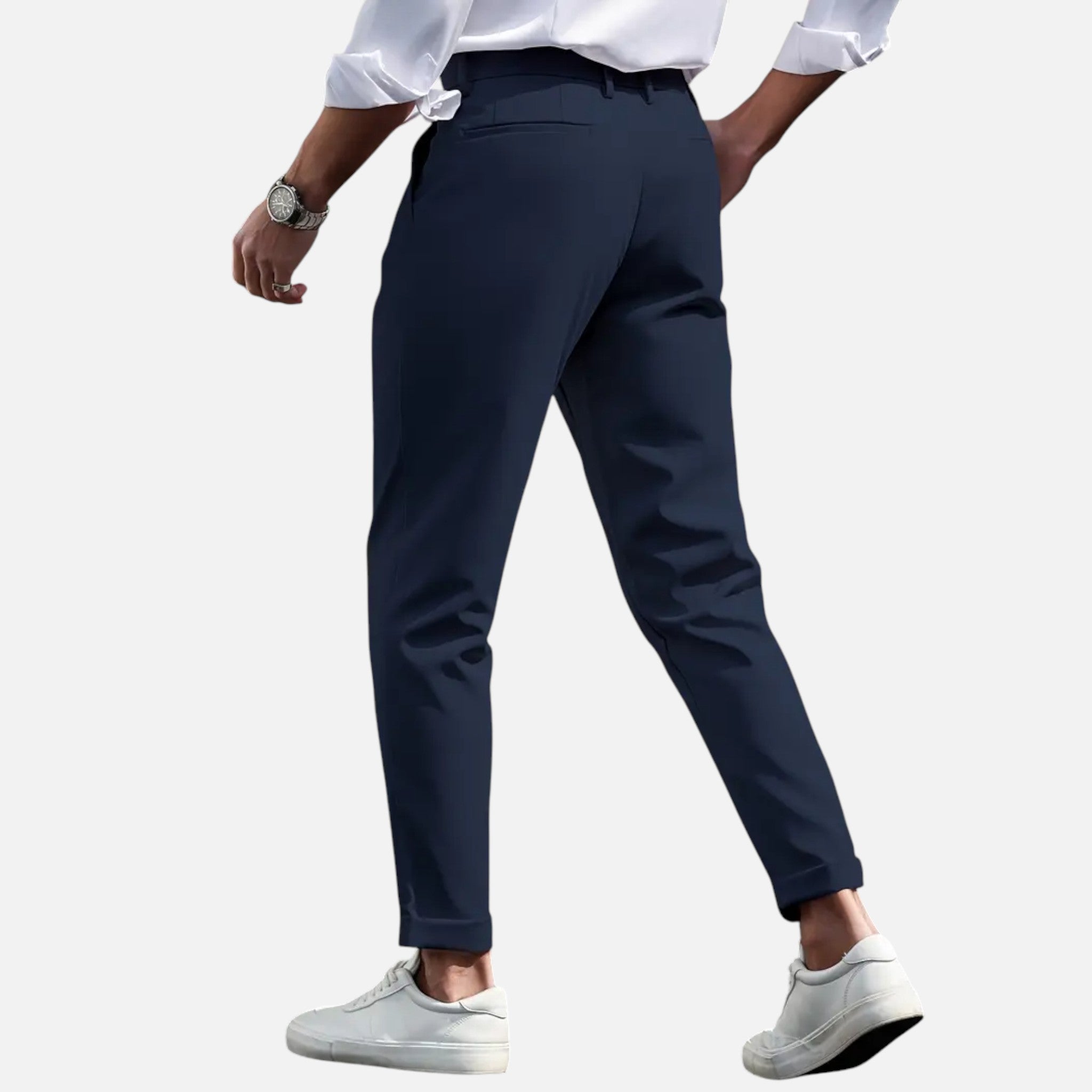 Beaumont Atelier | Men’s Slim-Fit Pleated Suit Trousers