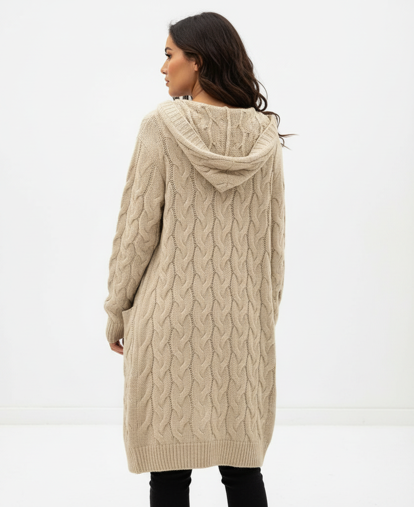 Beaumont Atelier | Women’s Classic Open-Front Knit Cardigan