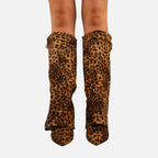 Beaumont Atelier | Women’s Heritage Faux‑Suede Buckled Knee‑High Boots