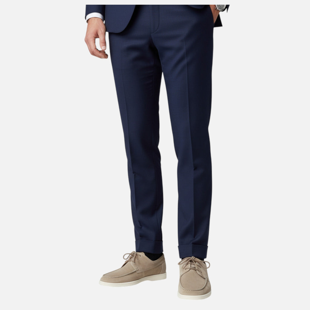 Beaumont Atelier | Men’s Suede Lace‑Up Oxford – Heritage Riviera