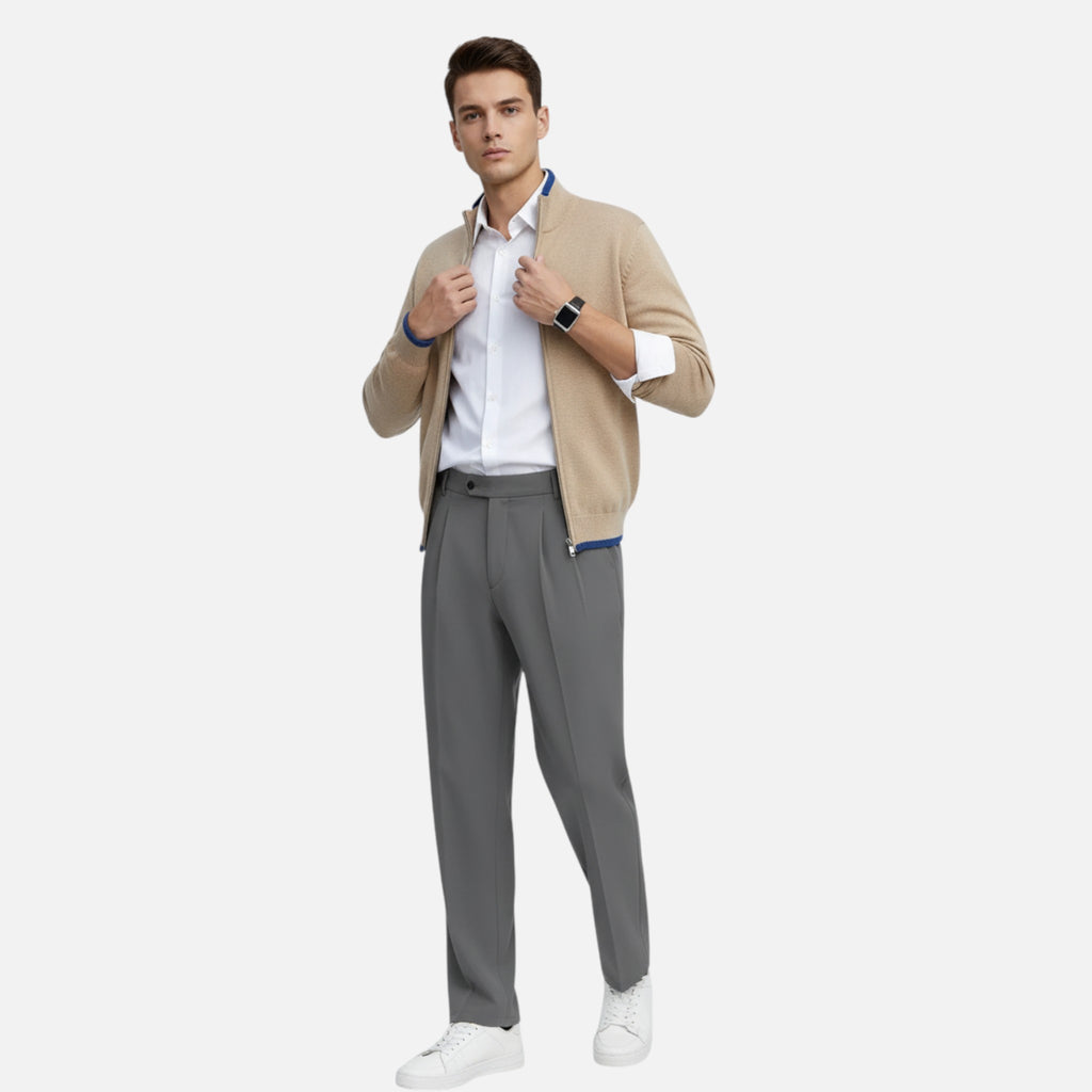 Beaumont Atelier | Men’s Vintage Loose‑Fit Dress Trousers