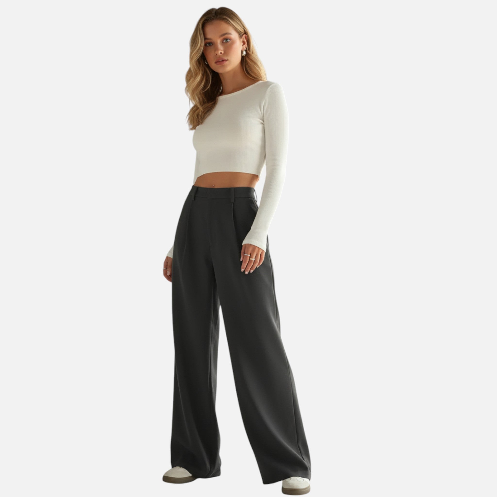 Beaumont Atelier | Women’s High-Waisted Wide-Leg Trousers