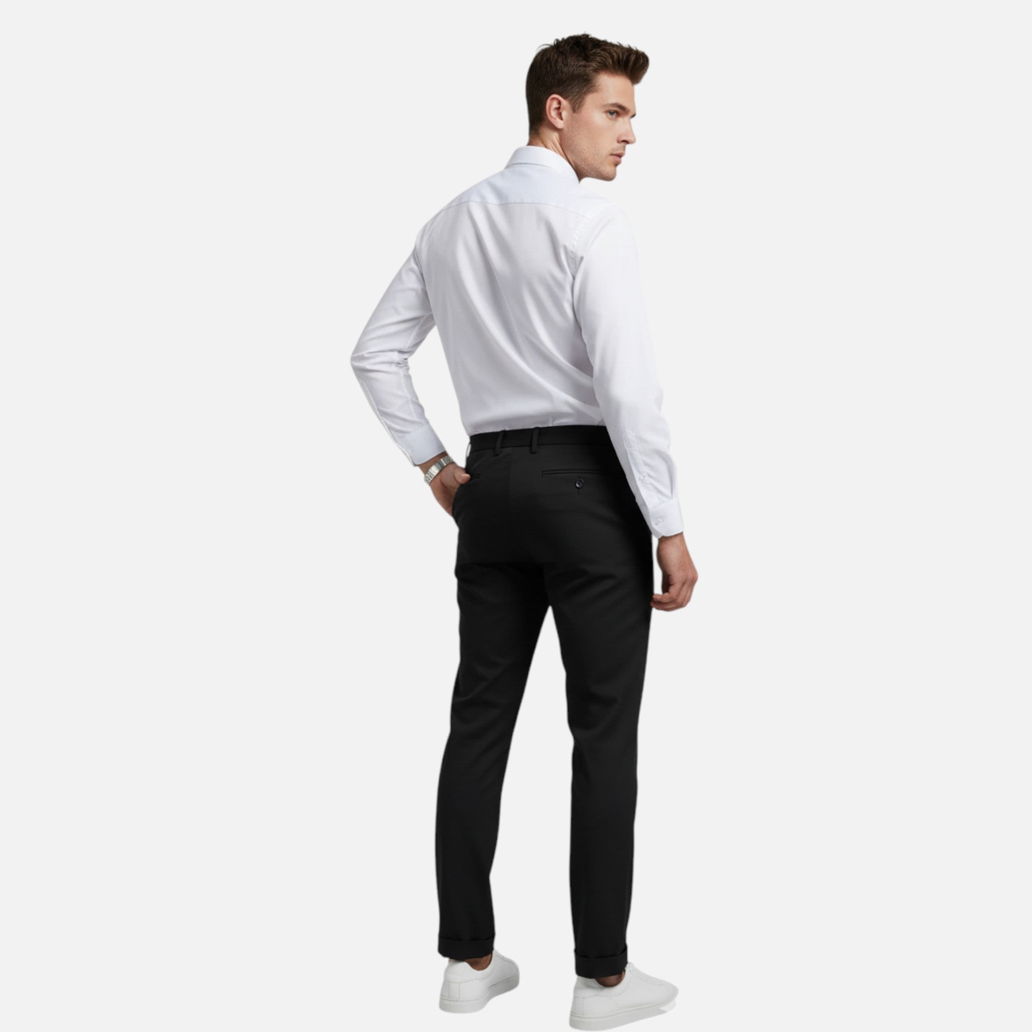 Beaumont Atelier | Men’s Slim-Fit Pleated Suit Trousers