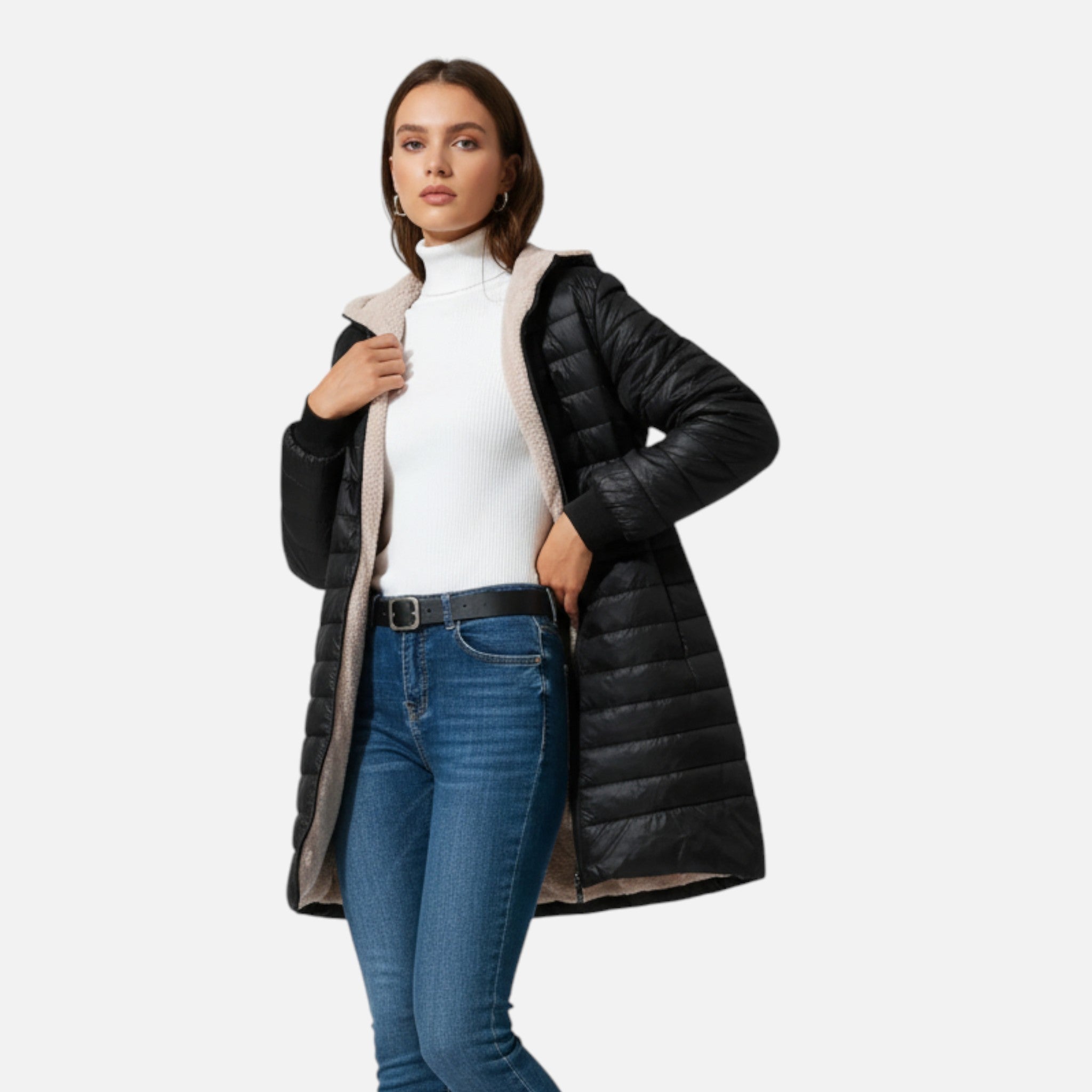 Beaumont Atelier | Women’s Fleece‑Lined Padded Coat, Heritage Chic