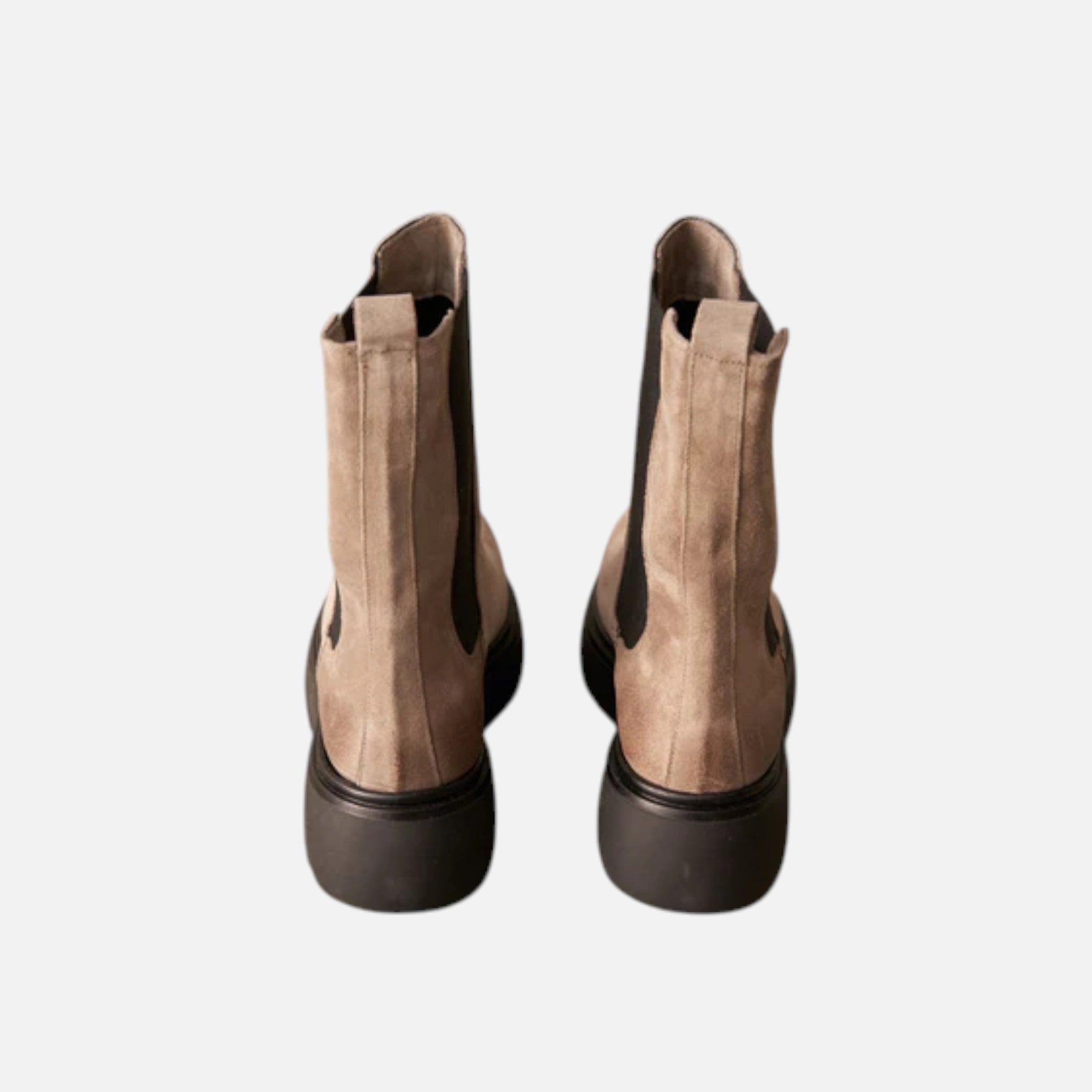 Beaumont Atelier | Women’s Suede Chelsea Boot – Taupe Riviera Heritage