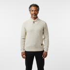 Beaumont Atelier | Men’s Burgundy Knit Polo Sweater