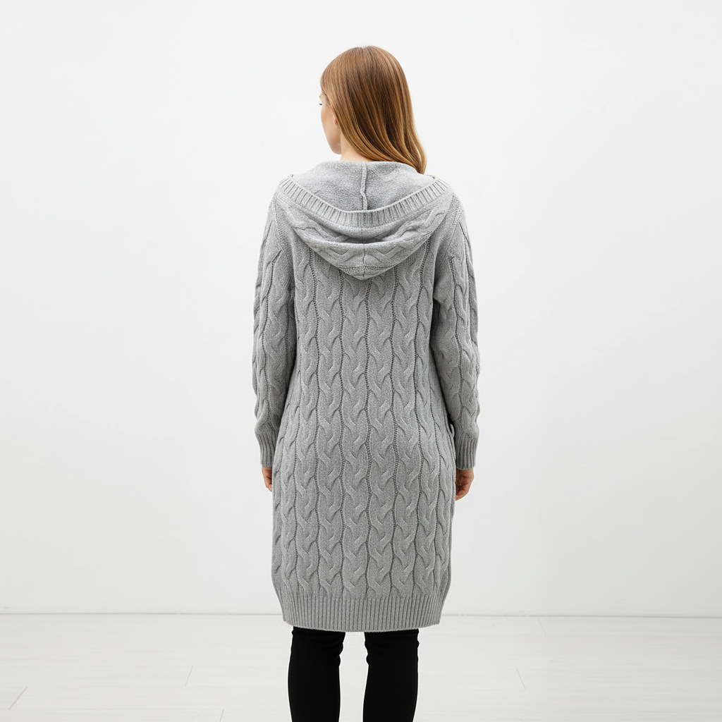 Beaumont Atelier | Women’s Classic Open-Front Knit Cardigan
