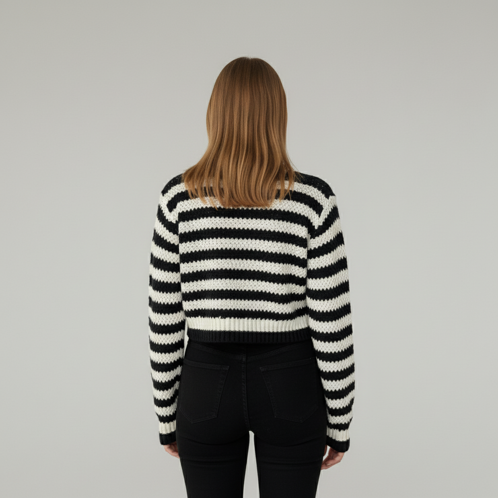 Beaumont Atelier | Women’s Striped Knit Cardigan