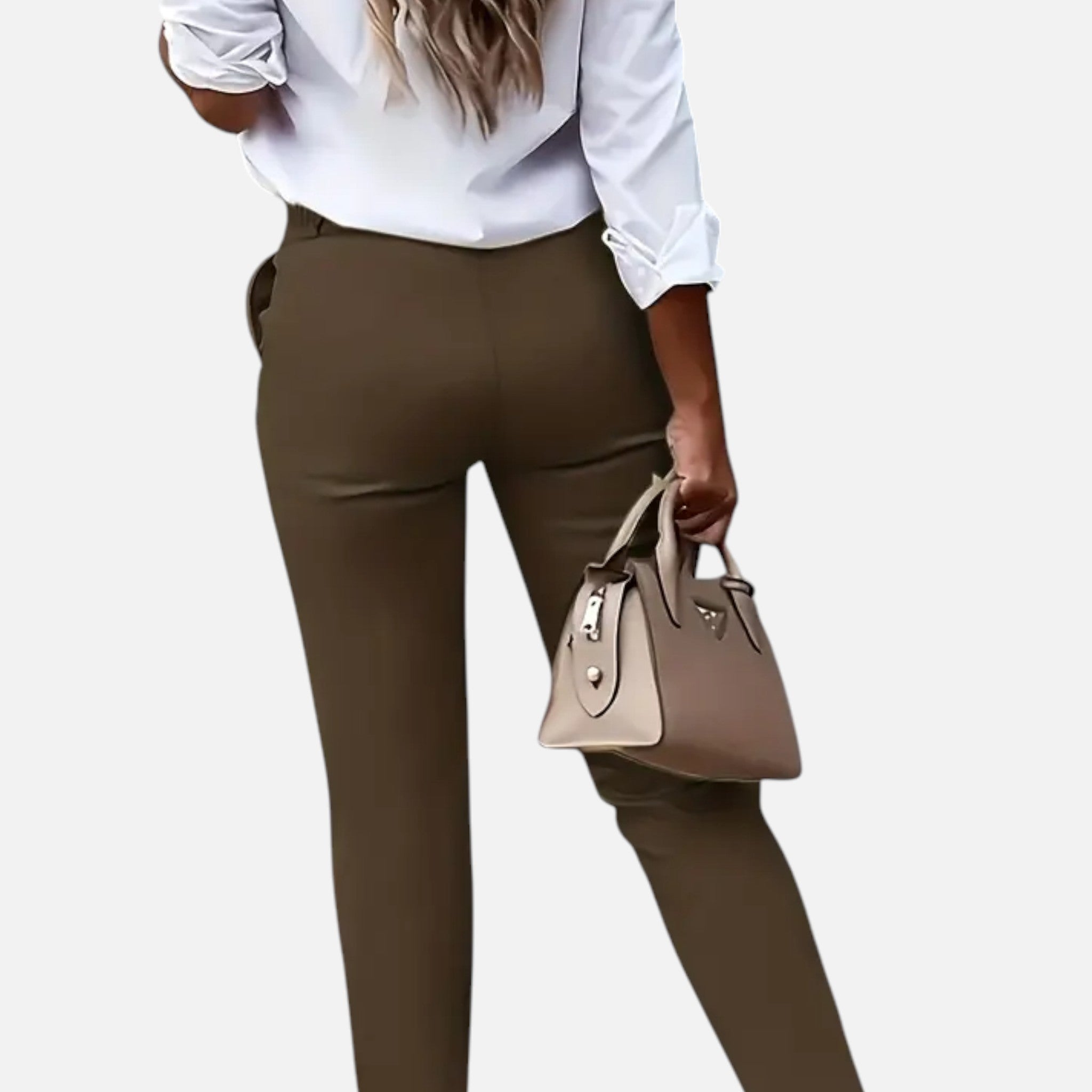 Beaumont Atelier | Women’s High‑Waisted Stretch Tailored Trousers