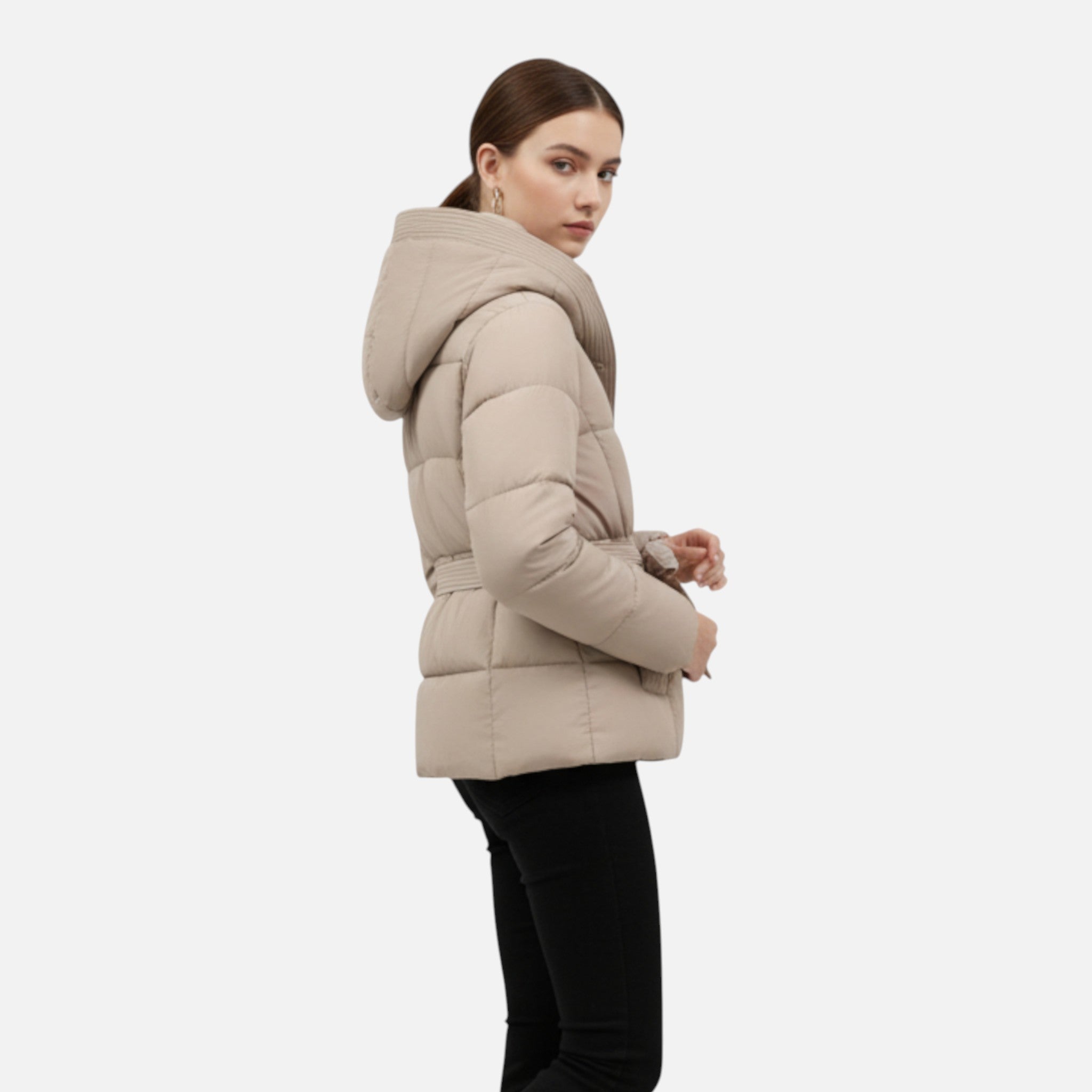Beaumont Atelier | Women’s Waisted Puffer Coat, Heritage Luxe