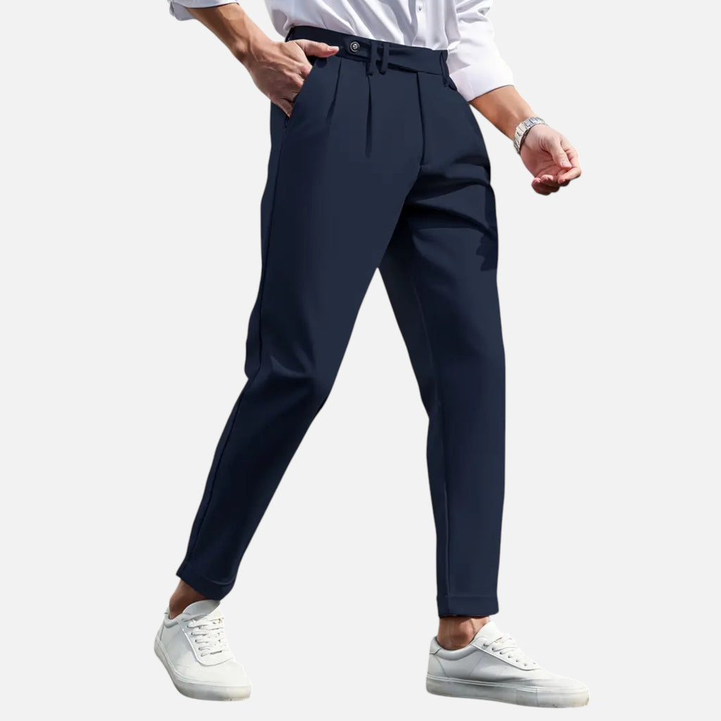 Beaumont Atelier | Men’s Slim-Fit Pleated Suit Trousers