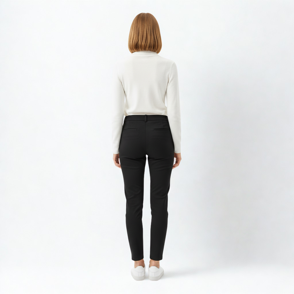 Beaumont Atelier | Women’s High‑Waisted Stretch Tailored Trousers