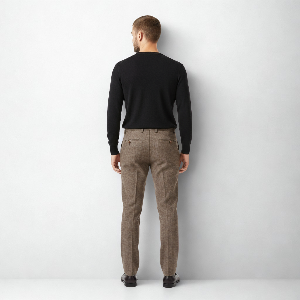 Beaumont Atelier | Men’s Heritage Herringbone Tailored Trousers
