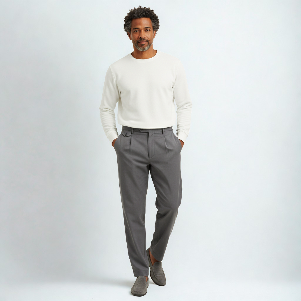 Beaumont Atelier | Men’s Vintage Loose‑Fit Dress Trousers