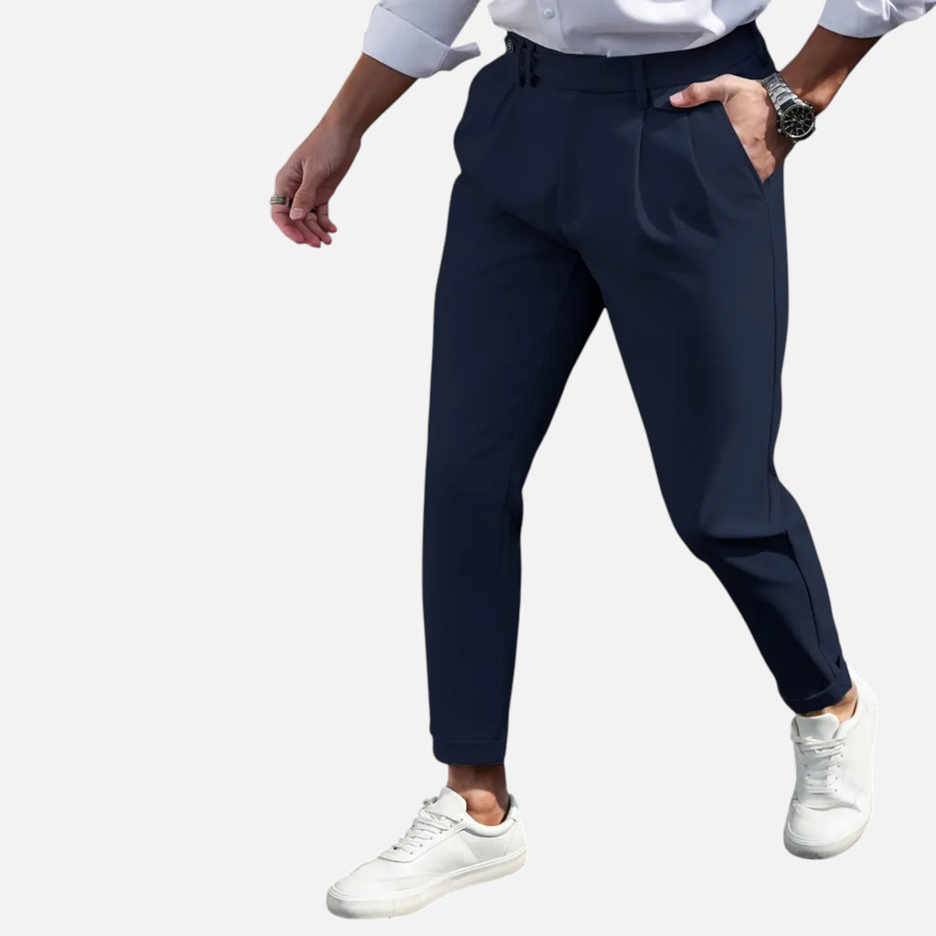 Beaumont Atelier | Men’s Slim-Fit Pleated Suit Trousers