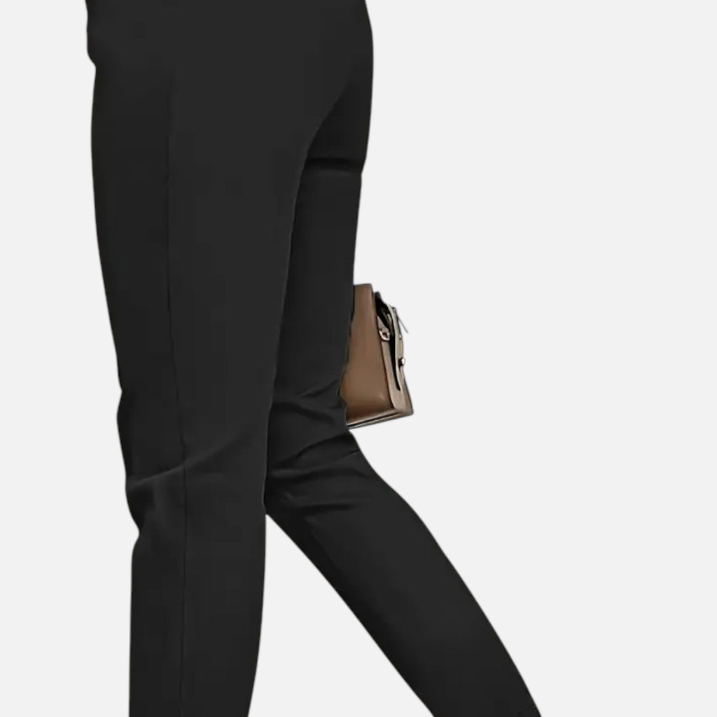 Beaumont Atelier | Women’s High‑Waisted Stretch Tailored Trousers