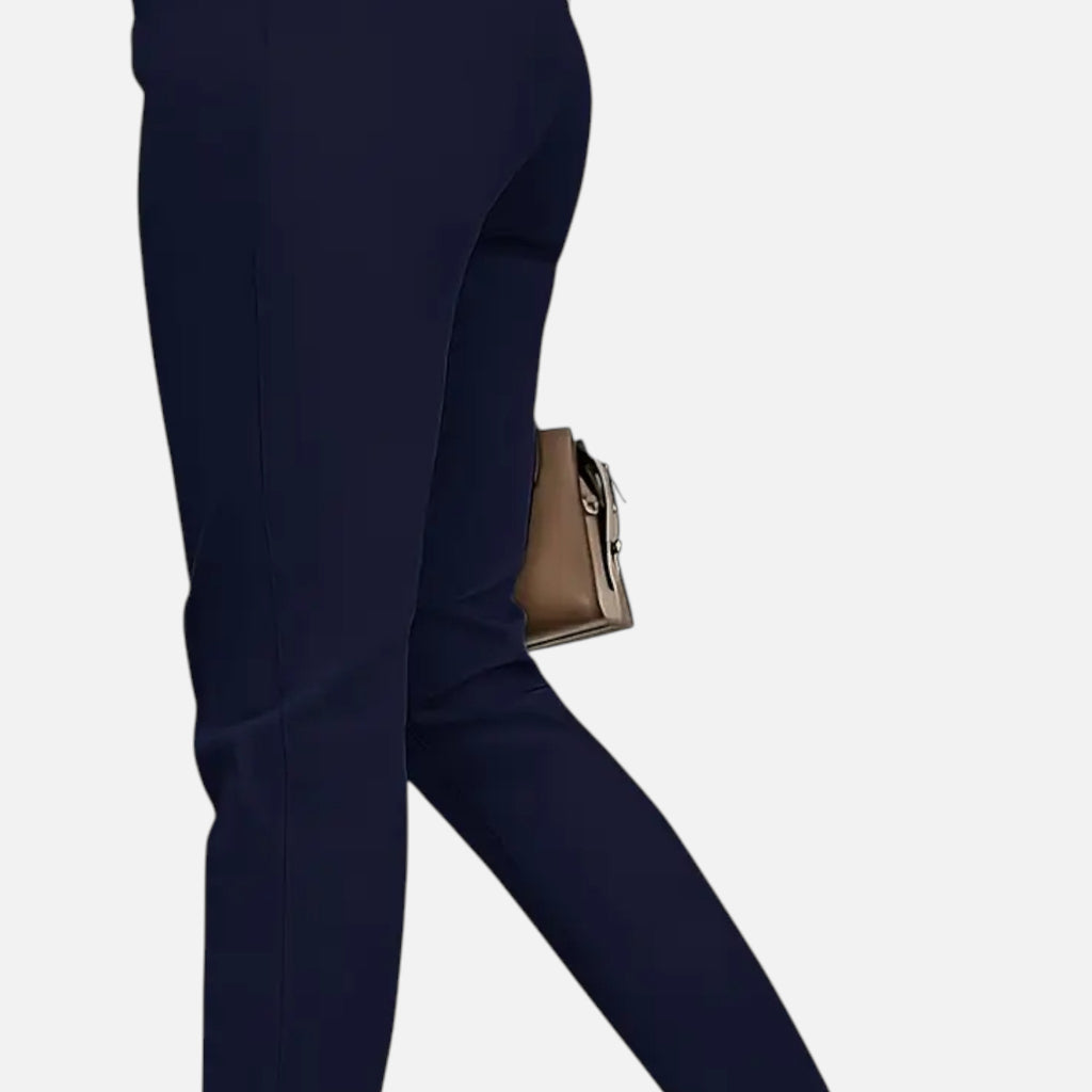 Beaumont Atelier | Women’s High‑Waisted Stretch Tailored Trousers