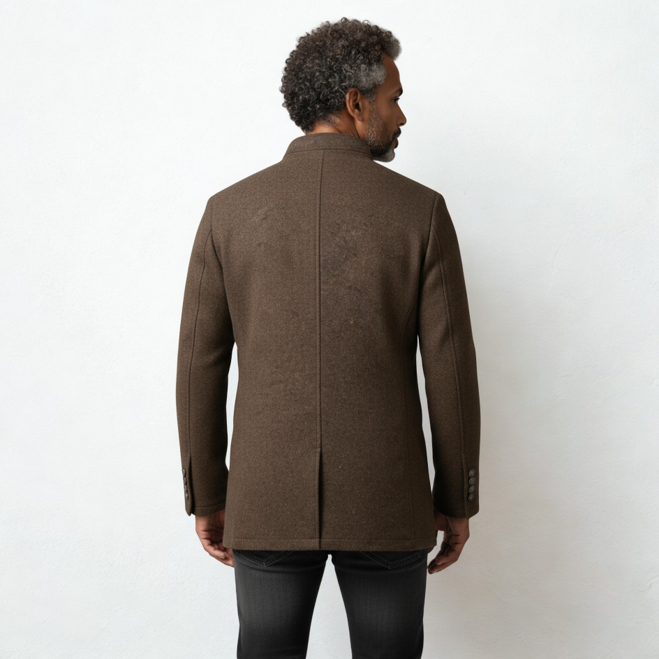 Beaumont Atelier | Men’s Tailored Wool Overcoat, Riviera Elegance