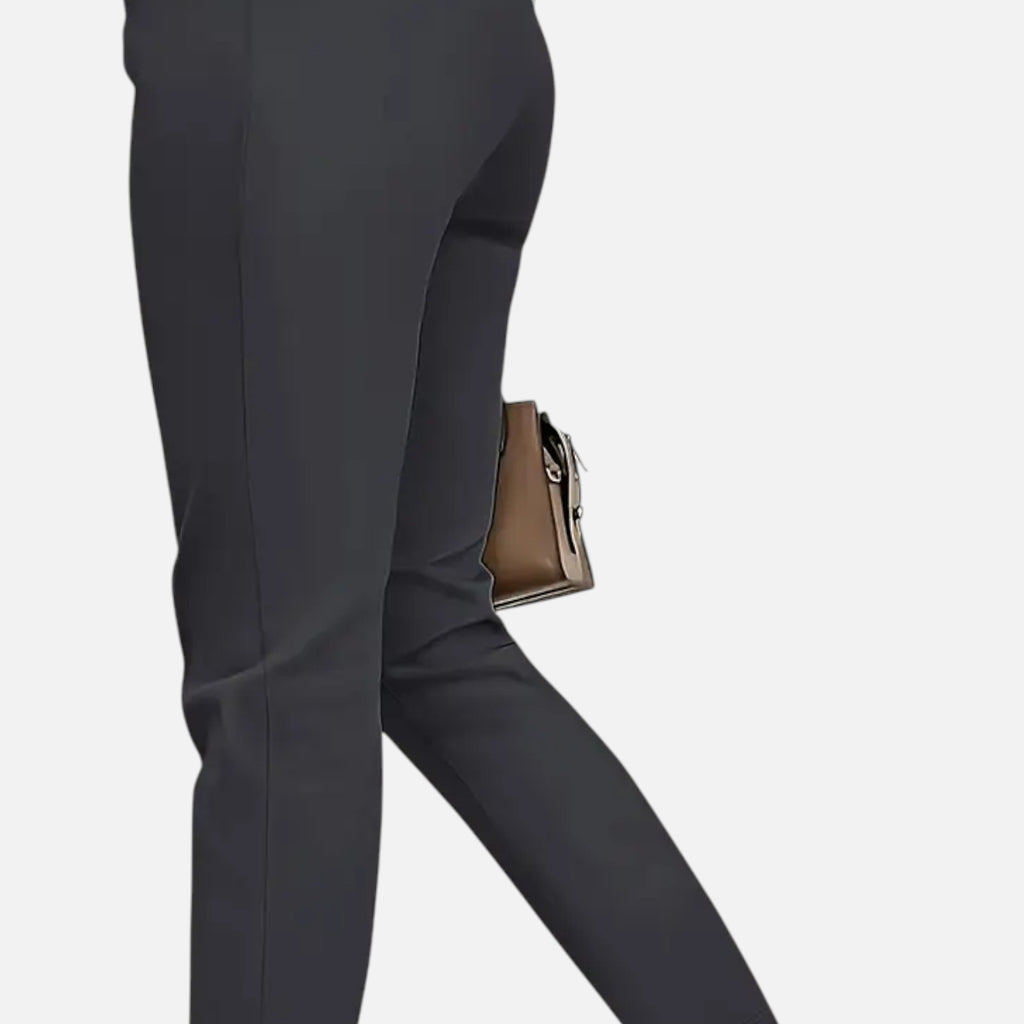 Beaumont Atelier | Women’s High‑Waisted Stretch Tailored Trousers