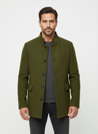 Beaumont Atelier | Men’s Wool Overcoat in Heritage Oxford