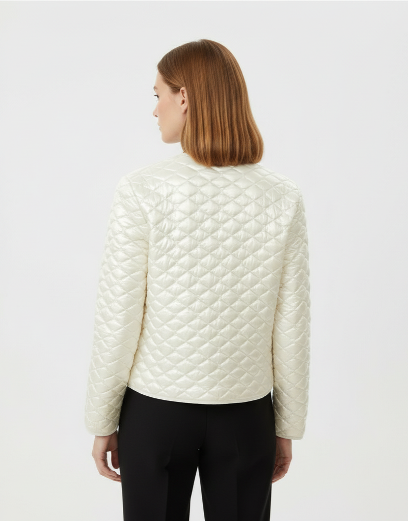 Beaumont Atelier | Women’s Quilted Coat with Lapel Elegance