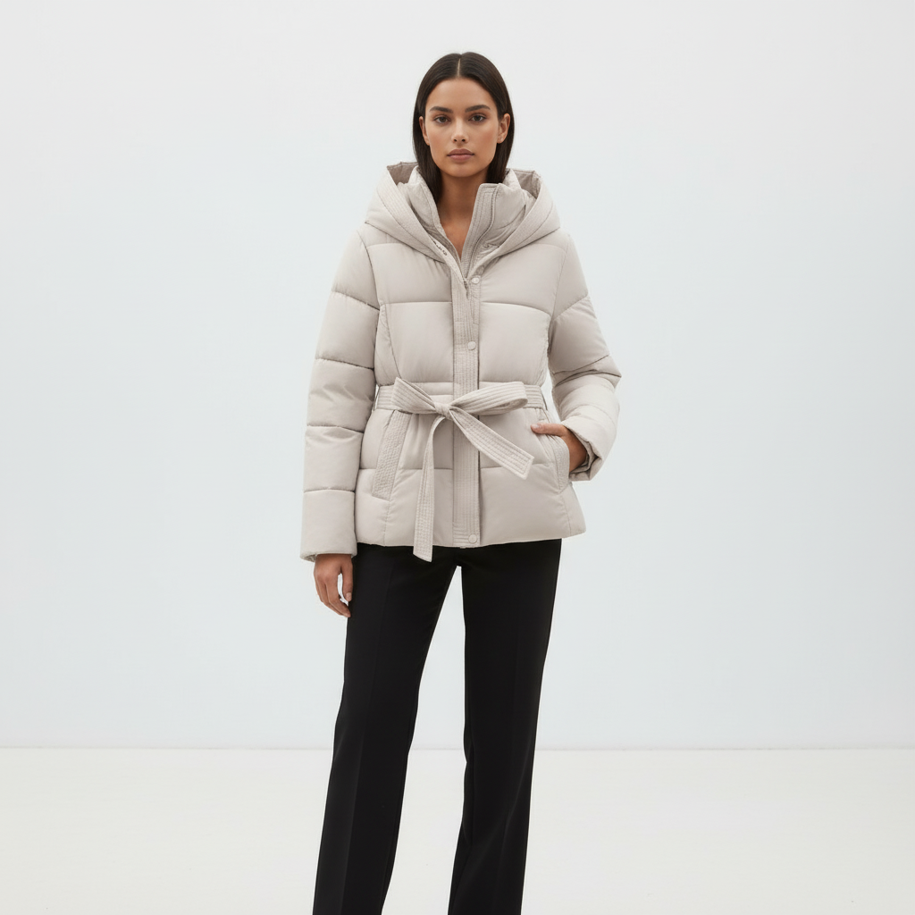 Beaumont Atelier | Women’s Waisted Puffer Coat, Heritage Luxe
