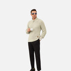 Beaumont Atelier | Men’s Burgundy Knit Polo Sweater