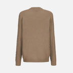 Beaumont Atelier | Women’s Maroon Geometric Knit Cardigan