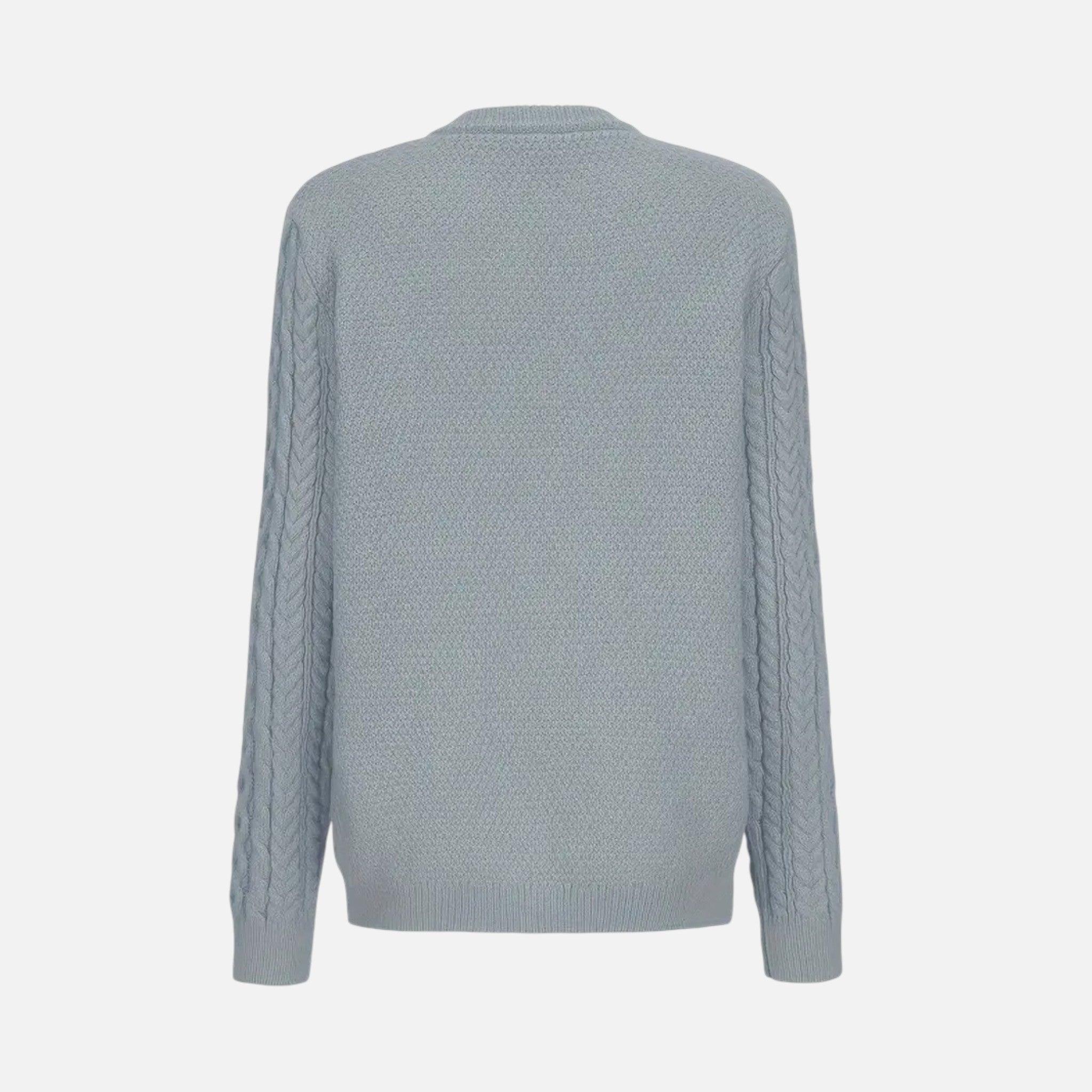 Beaumont Atelier | Women’s Maroon Geometric Knit Cardigan