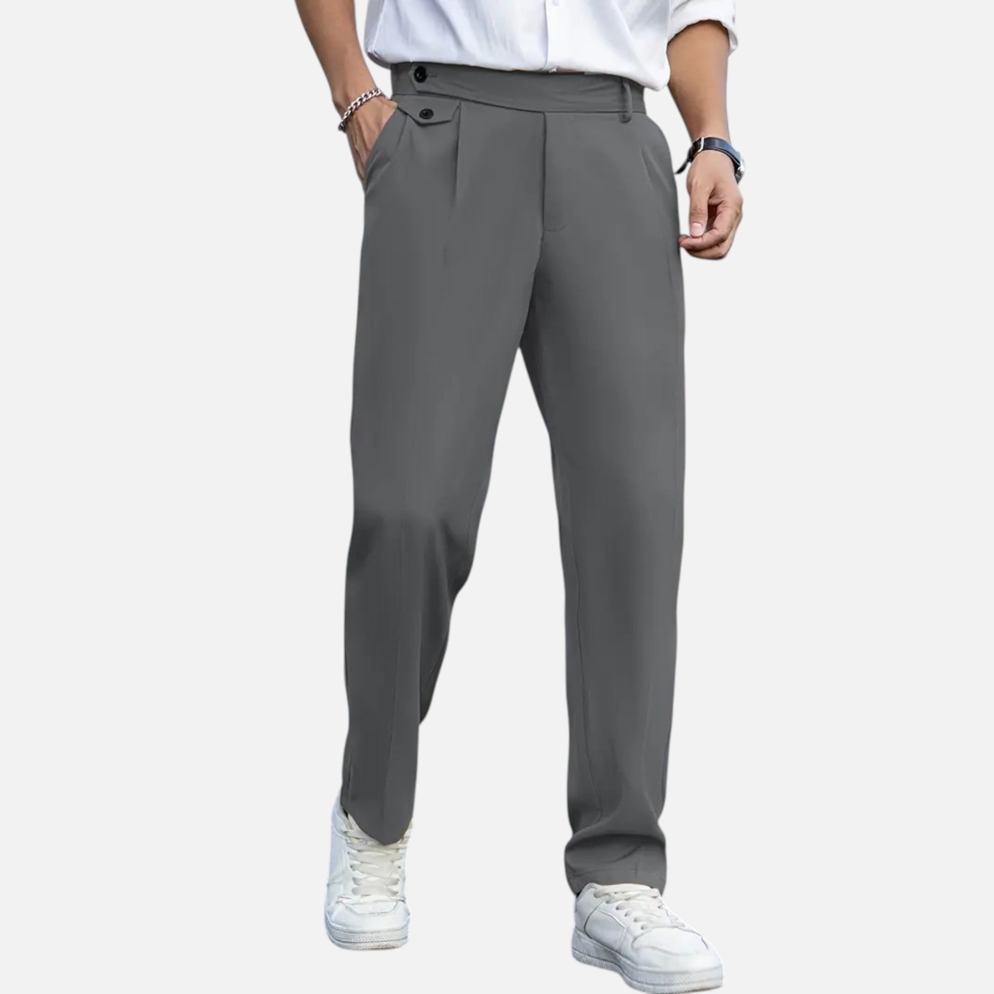 Beaumont Atelier | Men’s Vintage Loose‑Fit Dress Trousers