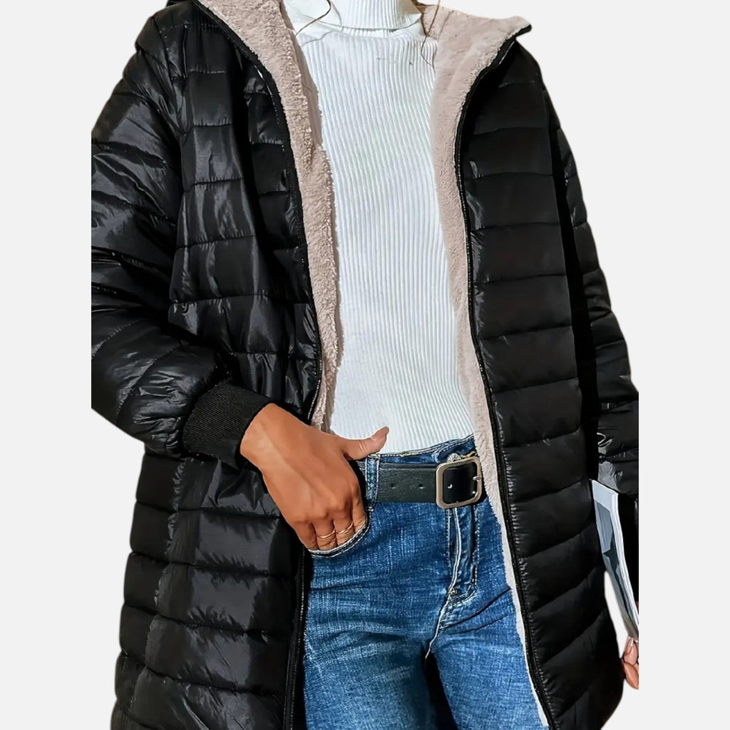 Beaumont Atelier | Women’s Fleece‑Lined Padded Coat, Heritage Chic