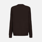 Beaumont Atelier | Women’s Maroon Geometric Knit Cardigan