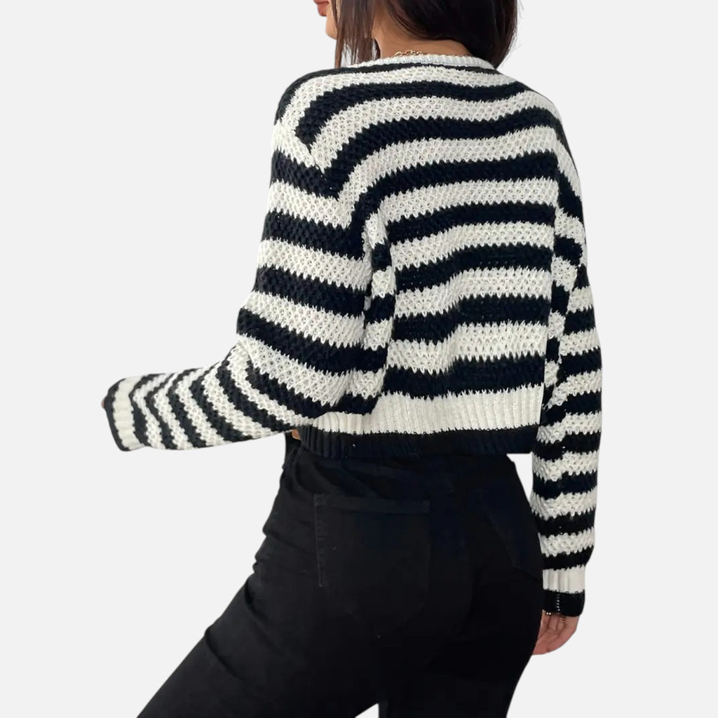 Beaumont Atelier | Women’s Striped Knit Cardigan