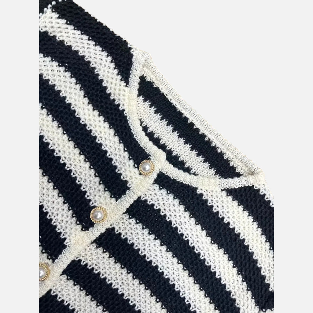 Beaumont Atelier | Women’s Striped Knit Cardigan