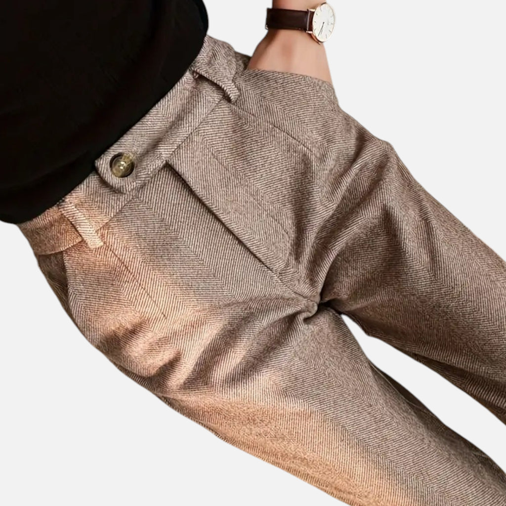 Beaumont Atelier | Women’s High‑Waisted Wide‑Leg Trousers