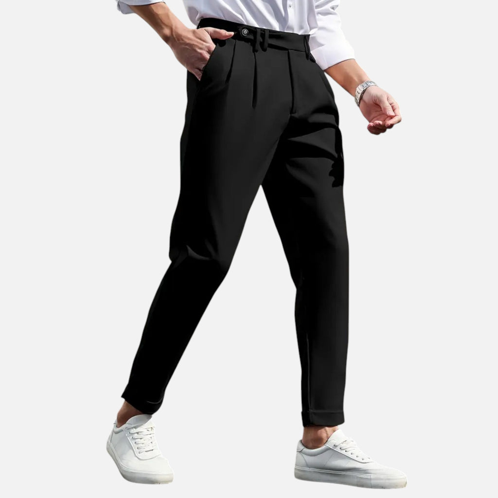 Beaumont Atelier | Men’s Slim-Fit Pleated Suit Trousers