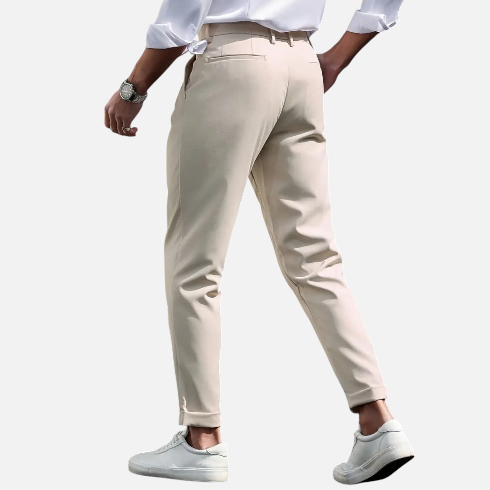 Beaumont Atelier | Men’s Slim-Fit Pleated Suit Trousers