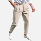 Beaumont Atelier | Men’s Slim-Fit Pleated Suit Trousers