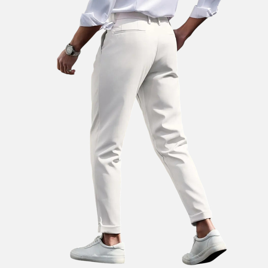 Beaumont Atelier | Men’s Slim-Fit Pleated Suit Trousers
