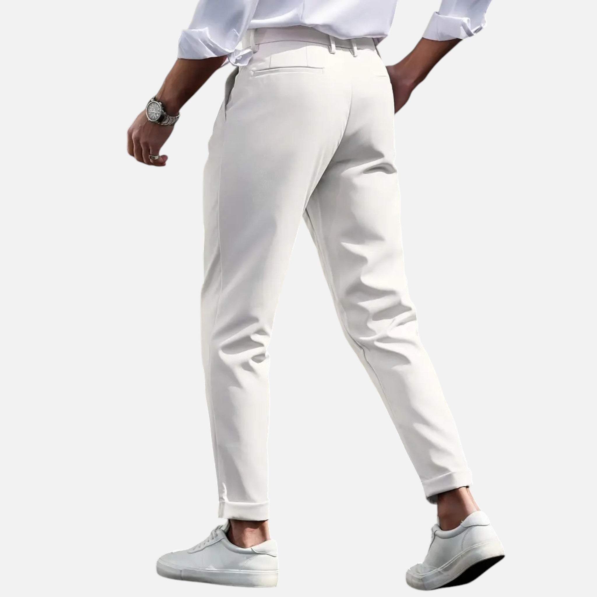 Beaumont Atelier | Men’s Slim-Fit Pleated Suit Trousers