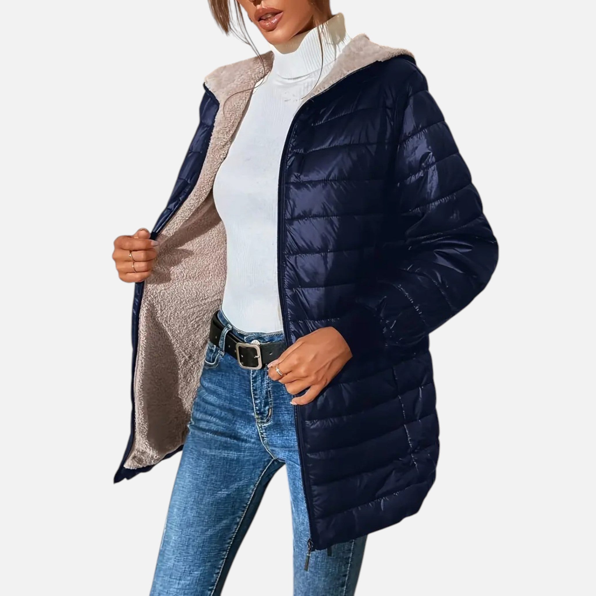 Beaumont Atelier | Women’s Fleece‑Lined Padded Coat, Heritage Chic